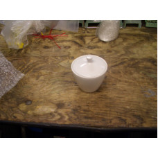 Dish - White Sugar Bowl